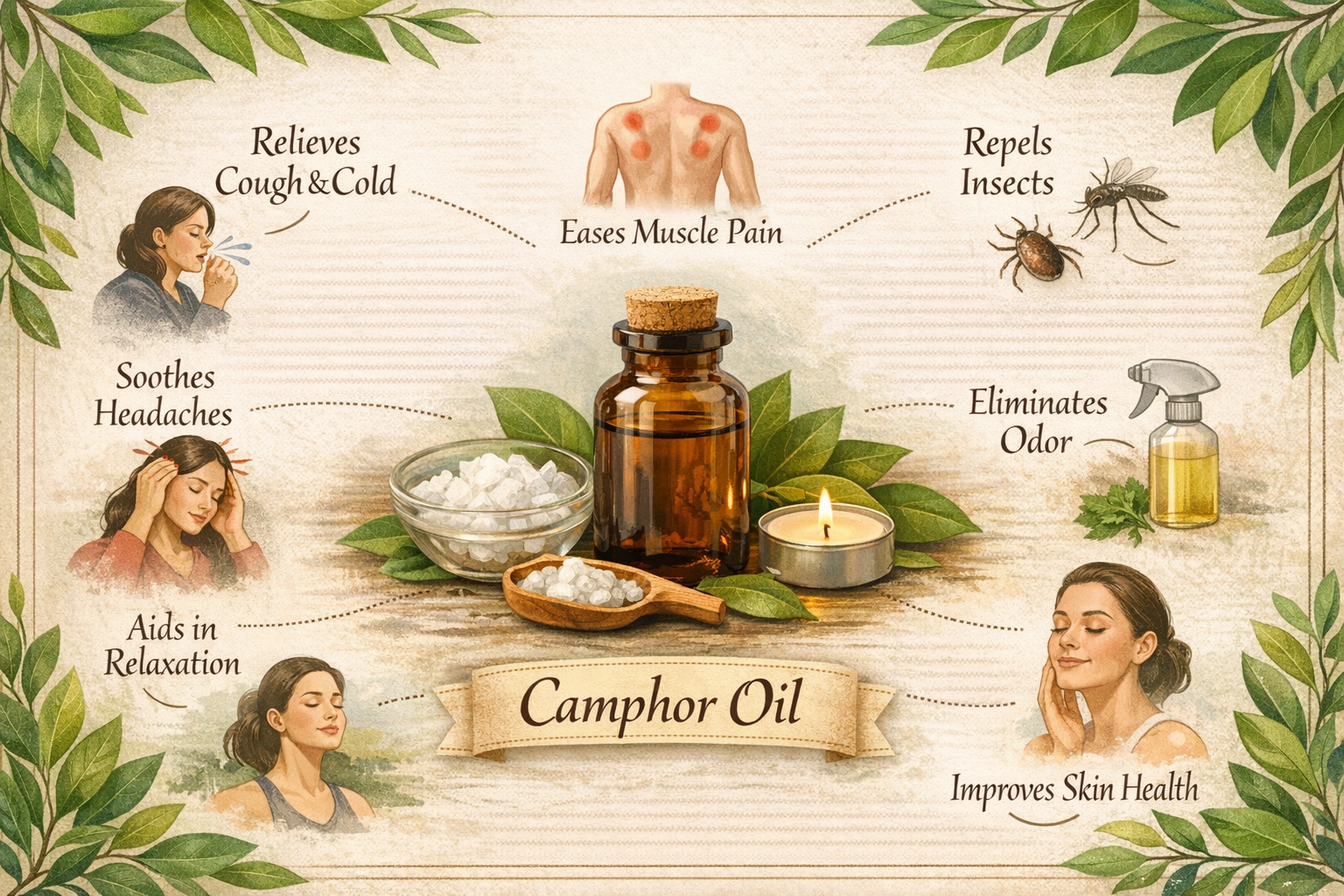Camphor oil and it's benefits